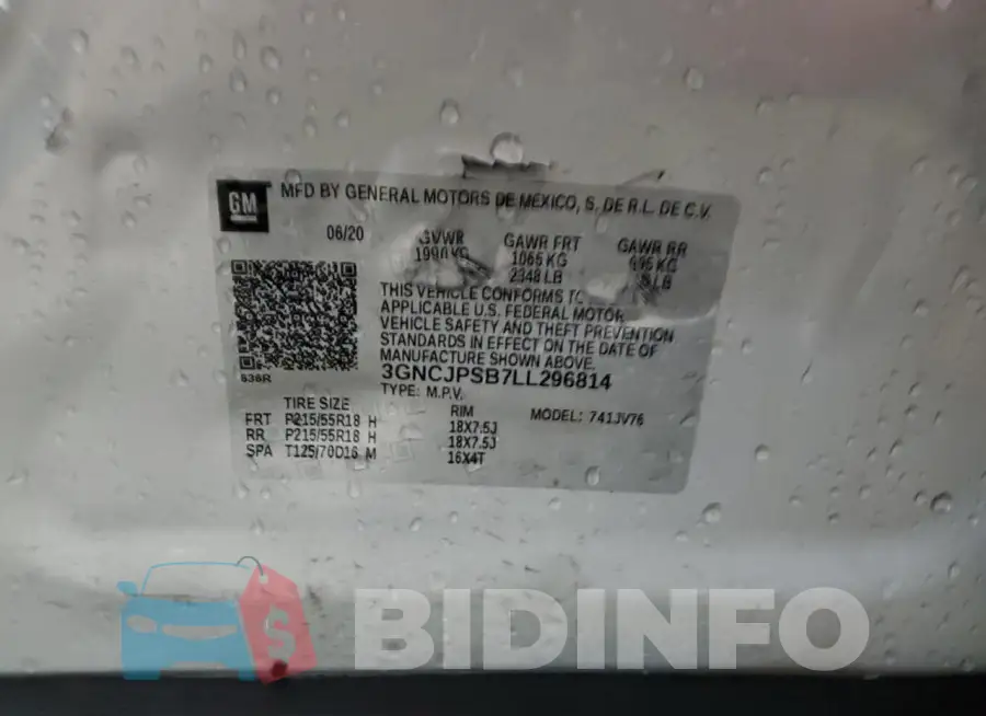 3GNCJPSB7LL296814 Photo# 12