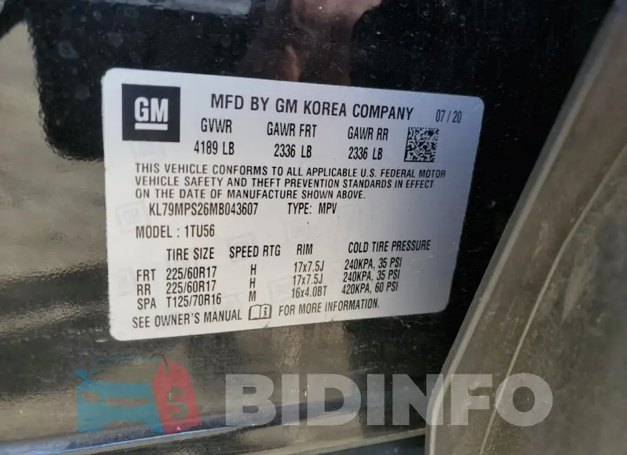 KL79MPS26MB043607 Photo# 13
