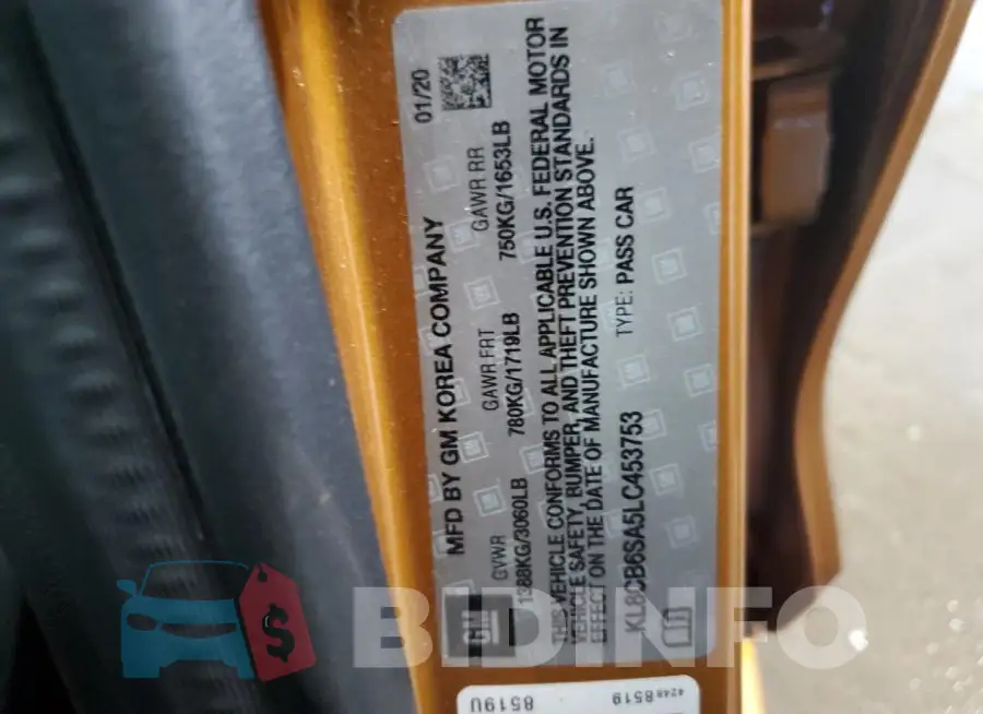 KL8CB6SA5LC453753 Photo# 12