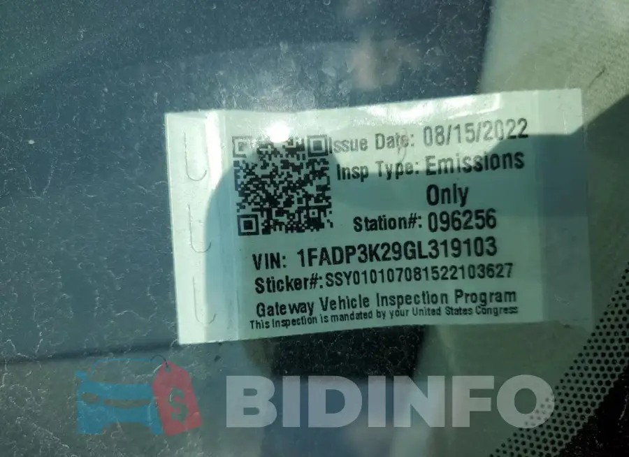 1FADP3K29GL319103 Photo# 13