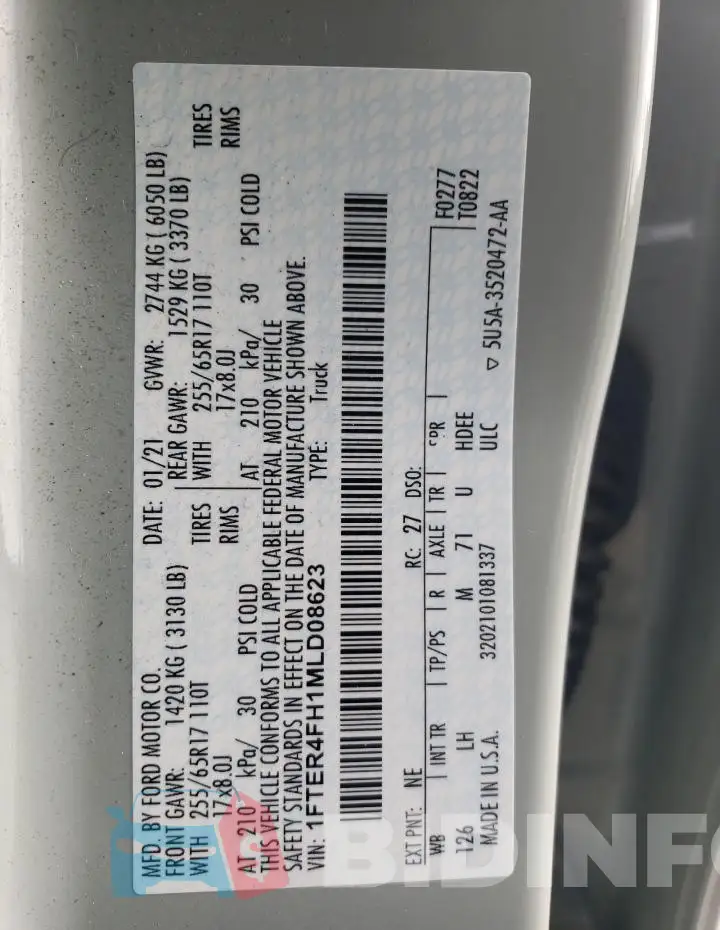 1FTER4FH1MLD08623 Photo# 12