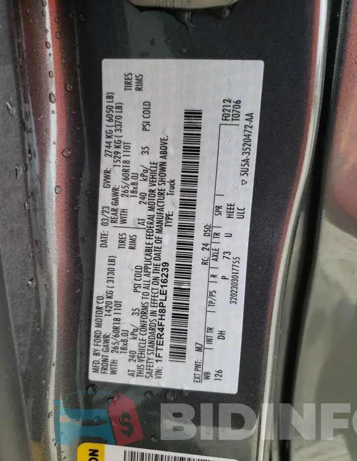 1FTER4FH8PLE16239 Photo# 12
