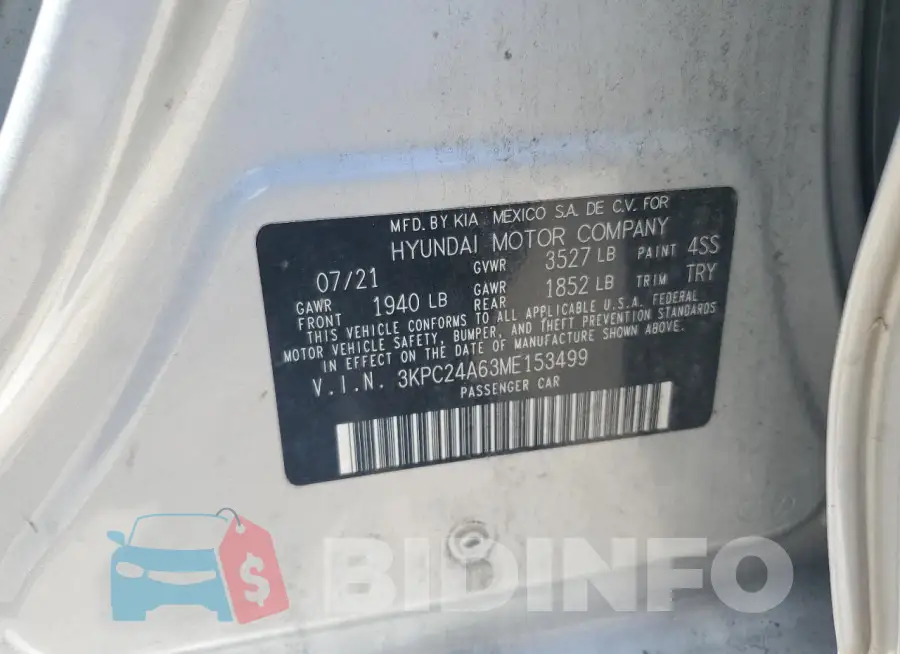 3KPC24A63ME153499 Photo# 13