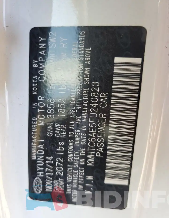 KMHTC6AE5FU240823 Photo# 12