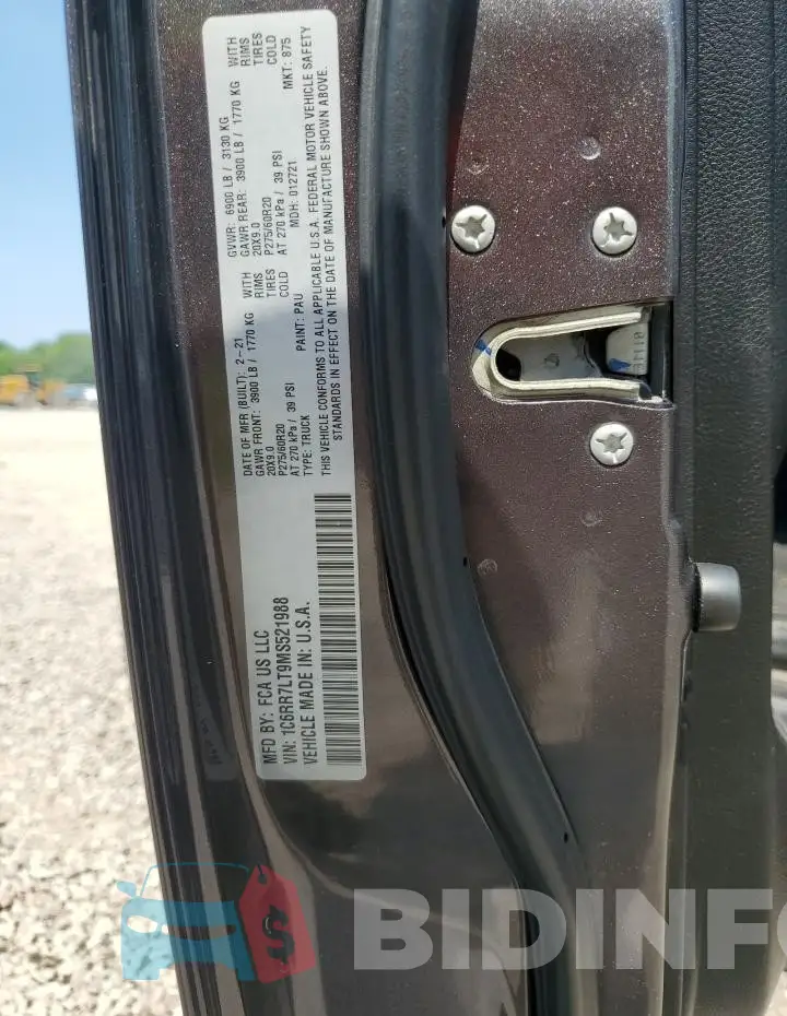 1C6RR7LT9MS521988 Photo# 14