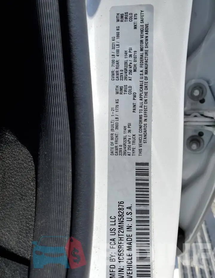 1C6SRFHT2MN582876 Photo# 12