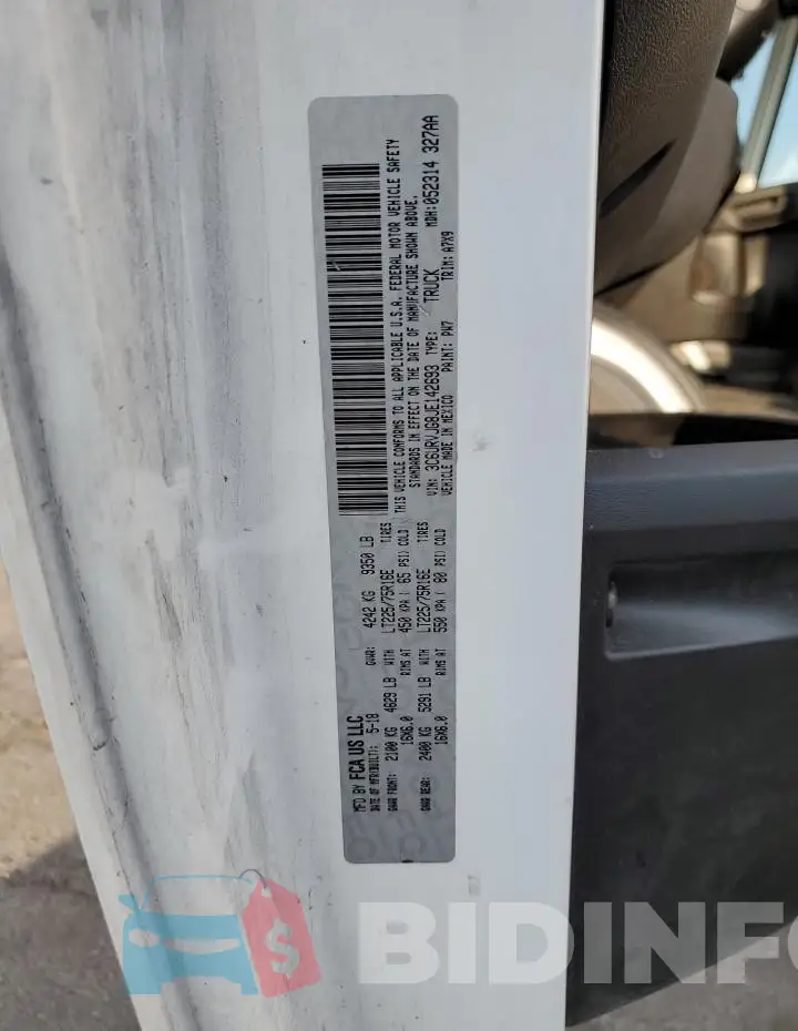 3C6URVJG8JE142693 Photo# 13