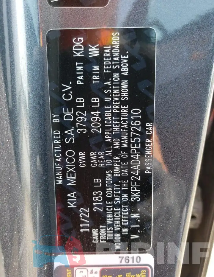 3KPF24AD4PE572610 Photo# 12