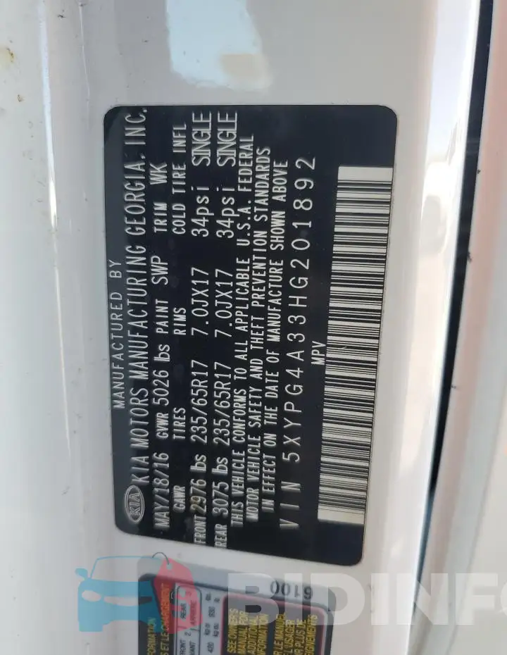 5XYPG4A33HG201892 Photo# 12