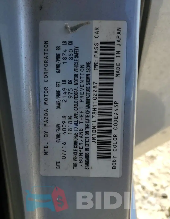 JM1BN1L78H1102287 Photo# 12