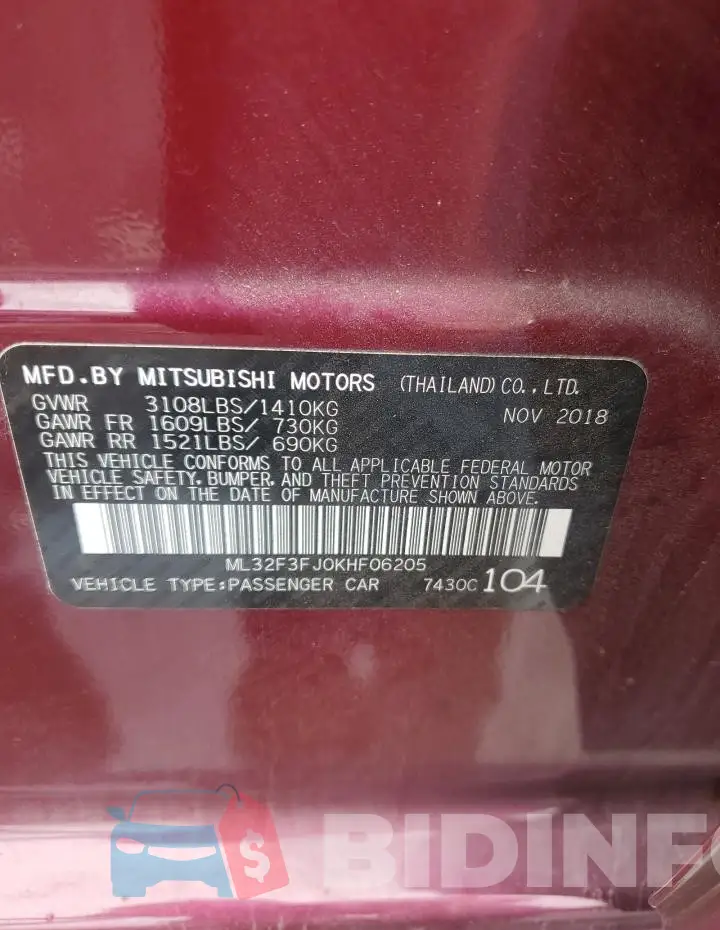 ML32F3FJ0KHF06205 Photo# 12