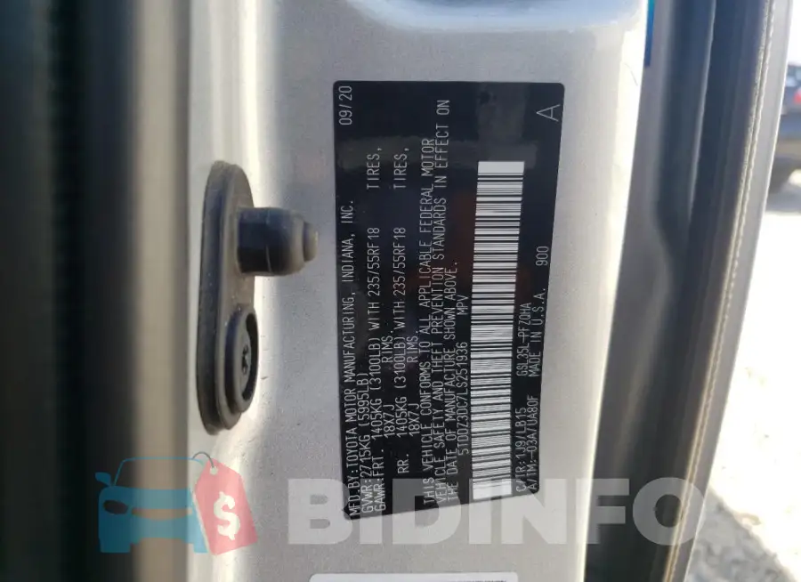 5TDDZ3DC7LS251936 Photo# 13