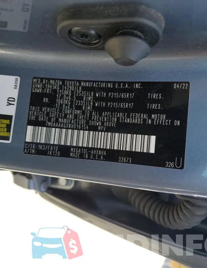 7MUAAAAGXNV016154 Photo# 12