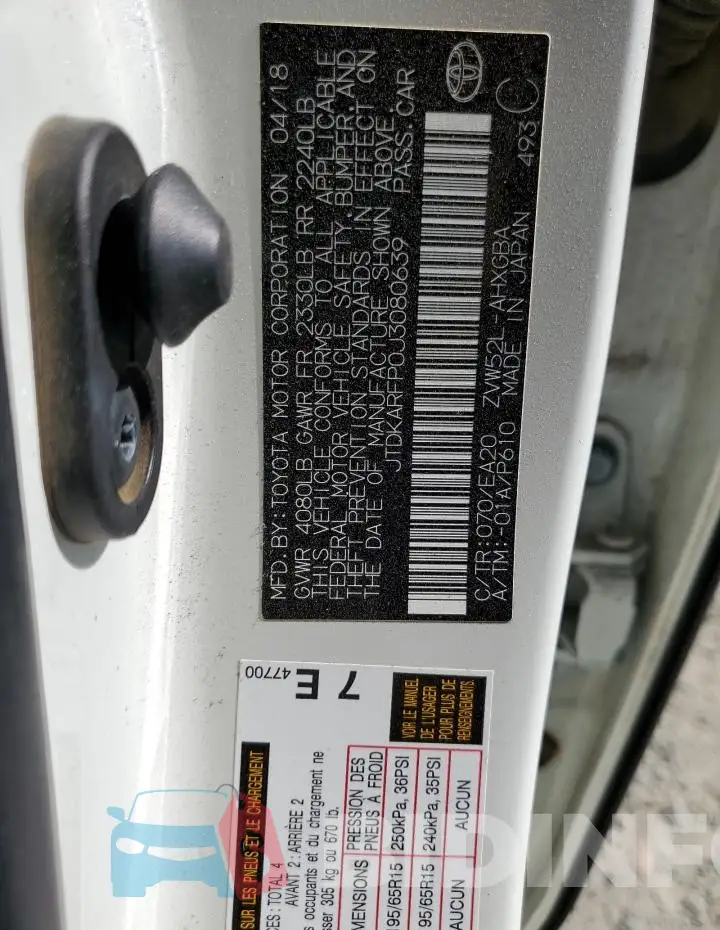 JTDKARFP0J3080639 Photo# 12