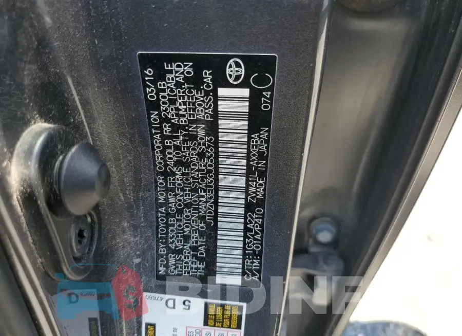 JTDZN3EU3GJ053673 Photo# 12
