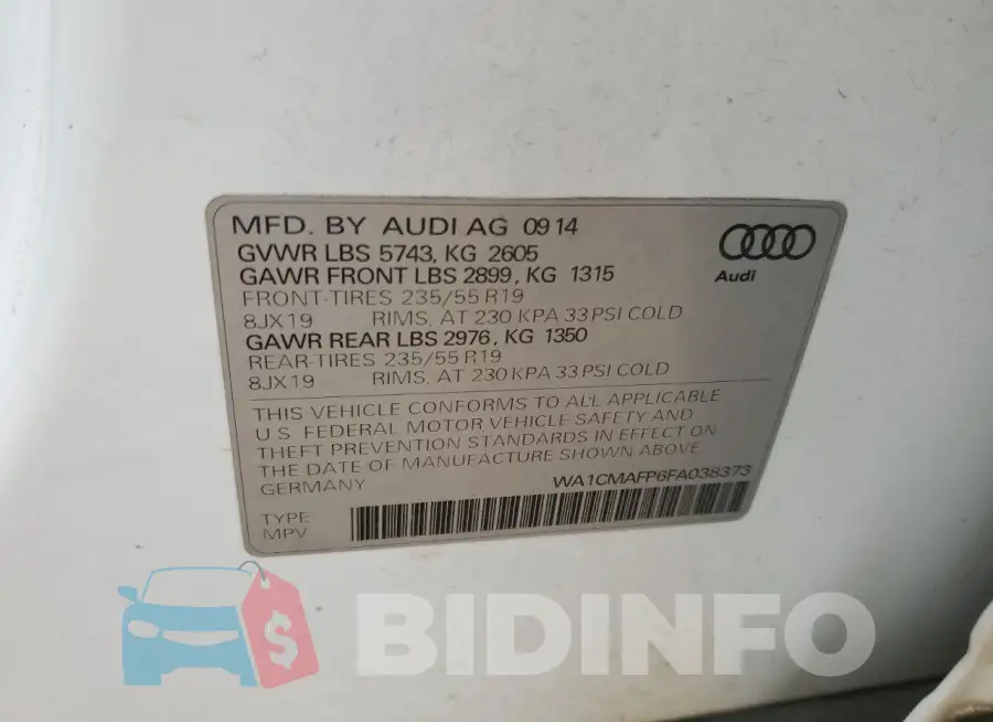 WA1CMAFP6FA038373 Photo# 13