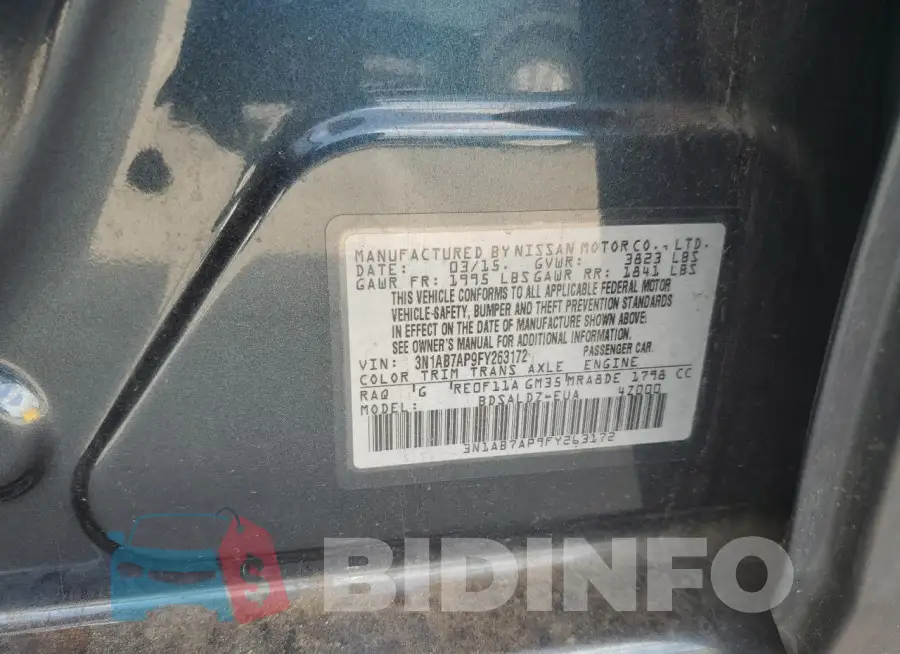 3N1AB7AP9FY263172 Photo# 12