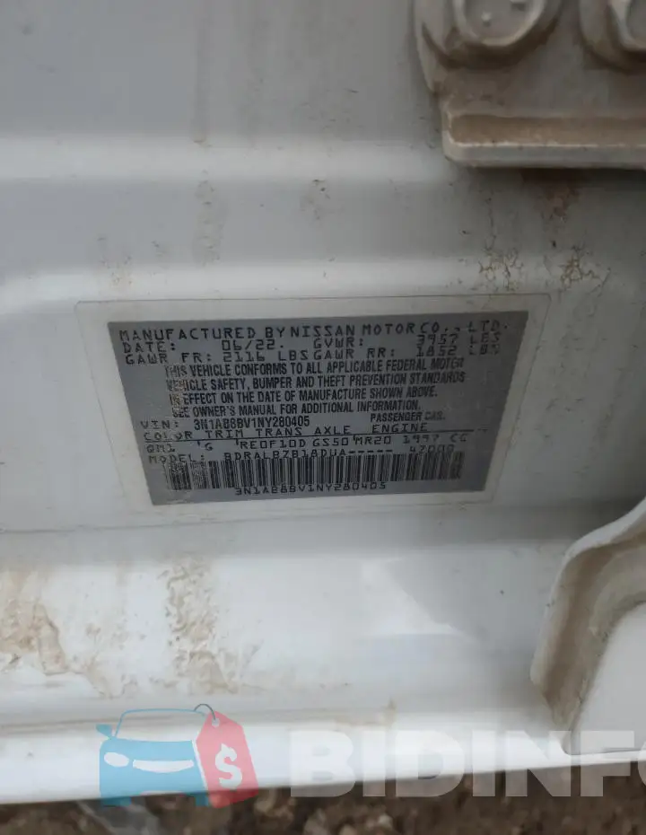 3N1AB8BV1NY280405 Photo# 12