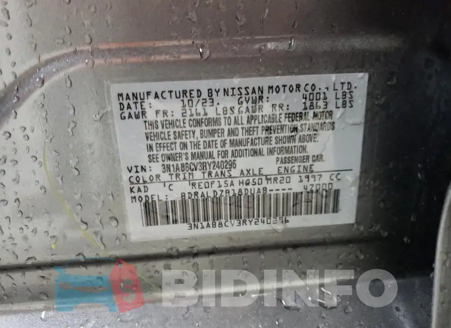 3N1AB8CV3RY240296 Photo# 12