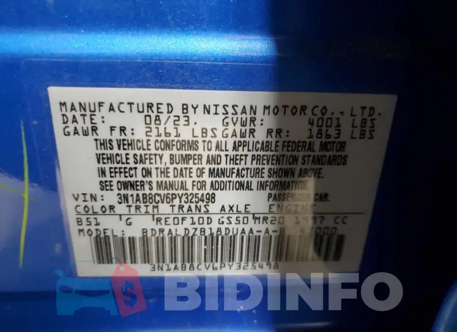 3N1AB8CV6PY325498 Photo# 13