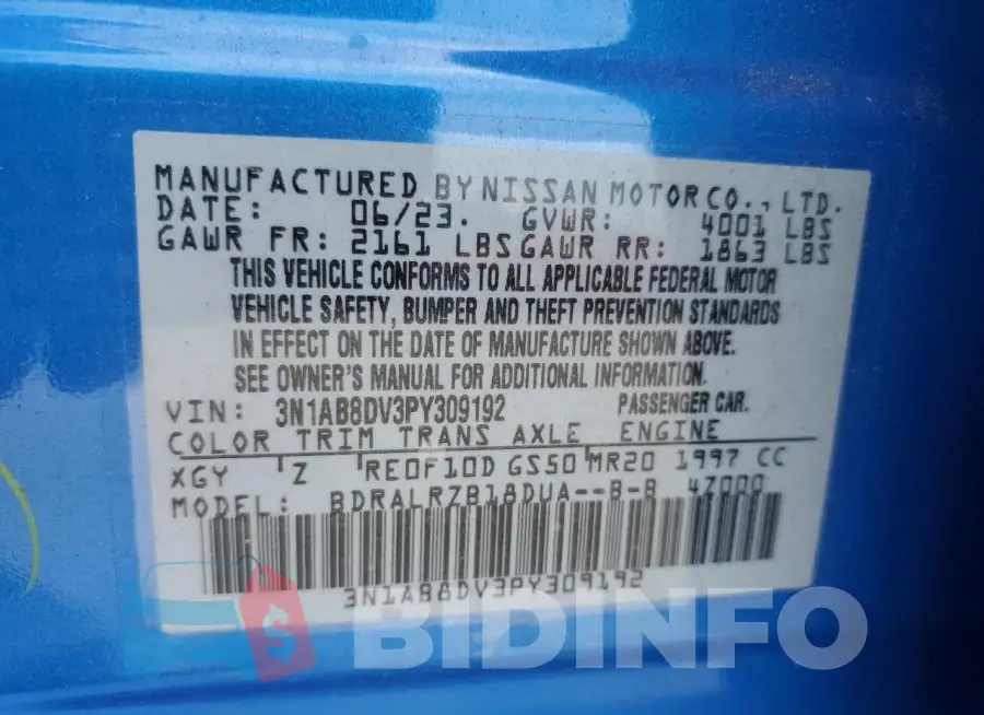 3N1AB8DV3PY309192 Photo# 12