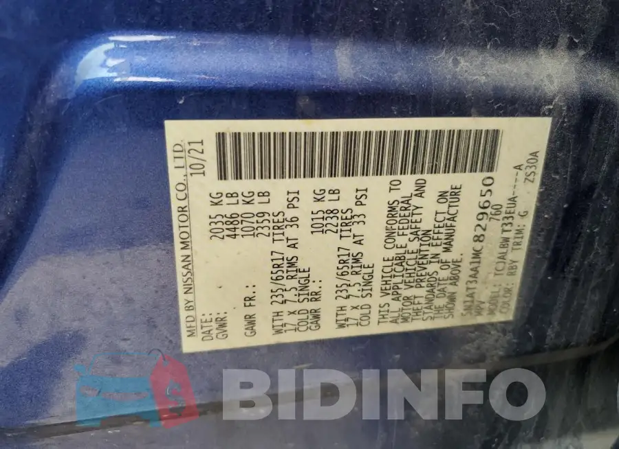 5N1AT3AA1MC829650 Photo# 13