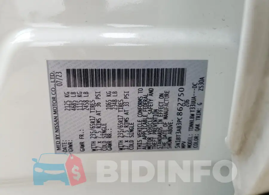 5N1BT3AB3PC862750 Photo# 13