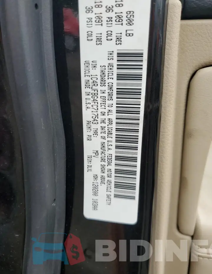 1C4RJFBG4FC717543 Photo# 13