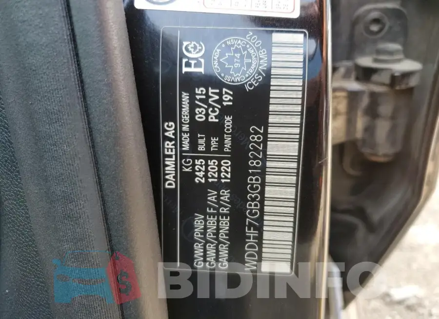 WDDHF7GB3GB182282 Photo# 12