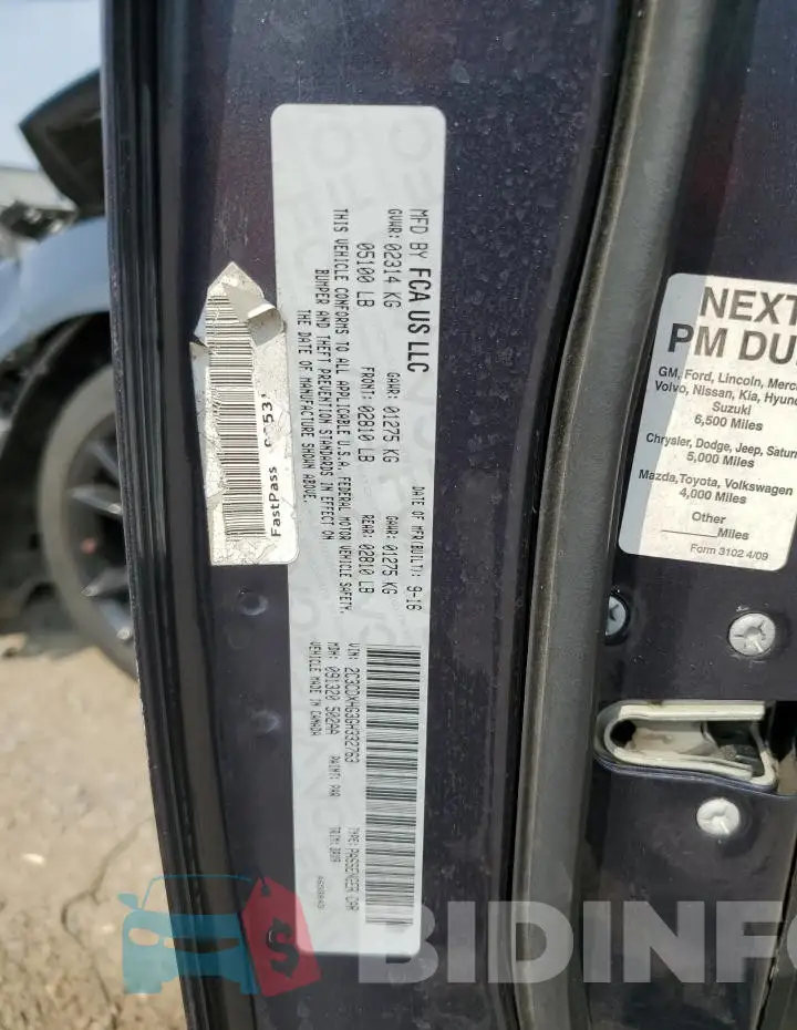2C3CDXBG3JH115178 Photo# 12
