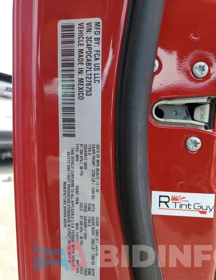 3C4PDCAB7LT276753 Photo# 13