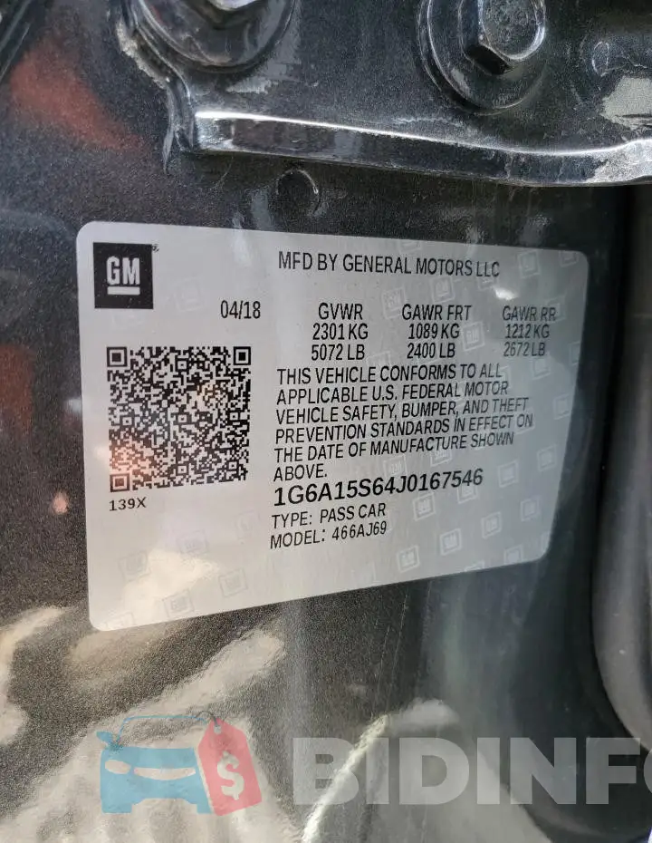 1G6A15S64J0167546 Photo# 12