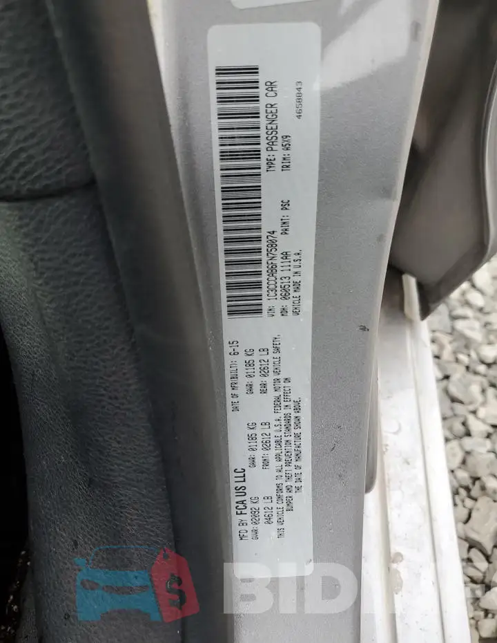 1C3CCCAB6FN758074 Photo# 12