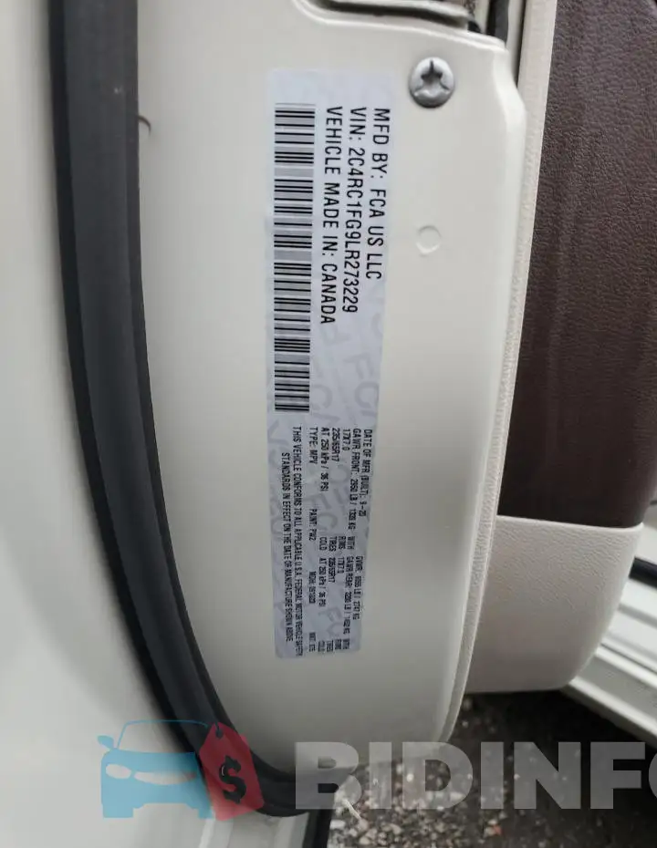 2C4RC1FG9LR273229 Photo# 13