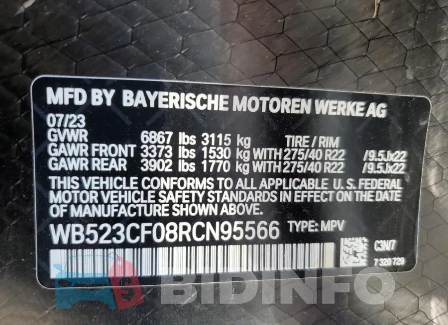 WB523CF08RCN95566 Photo# 12