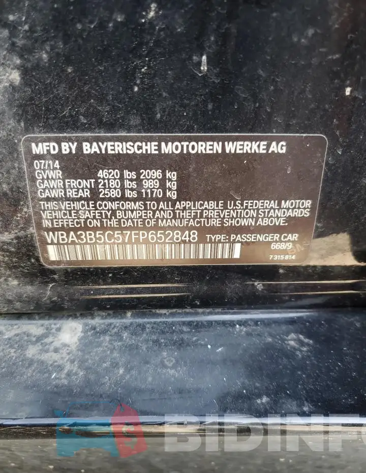 WBA3B5C57FP652848 Photo# 12