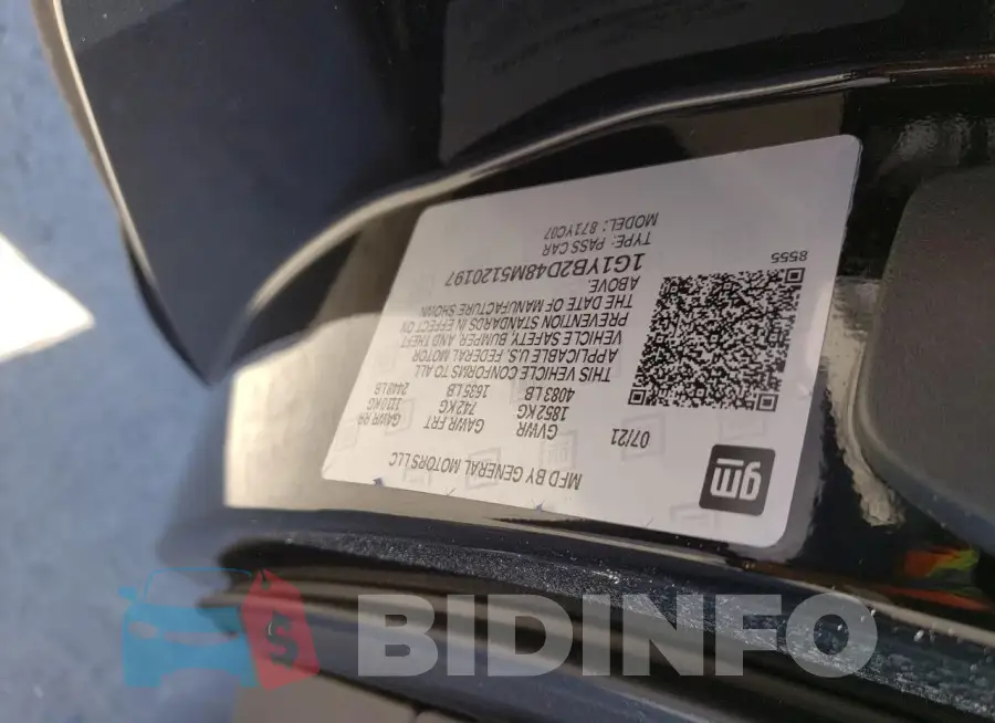 1G1YB2D48M5120197 Photo# 12