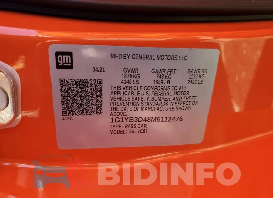 1G1YB3D48M5112476 Photo# 13