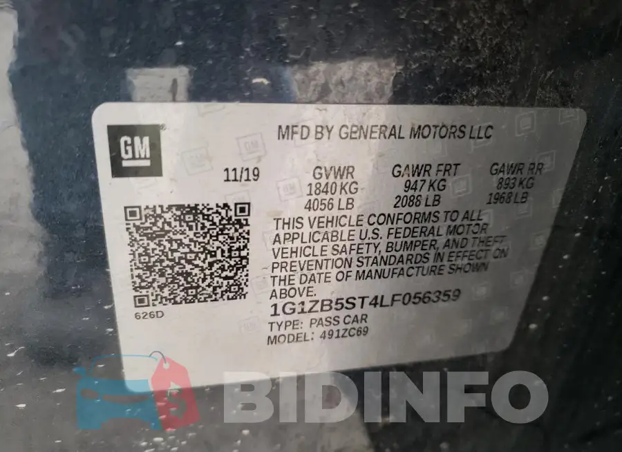 1G1ZB5ST4LF056359 Photo# 12