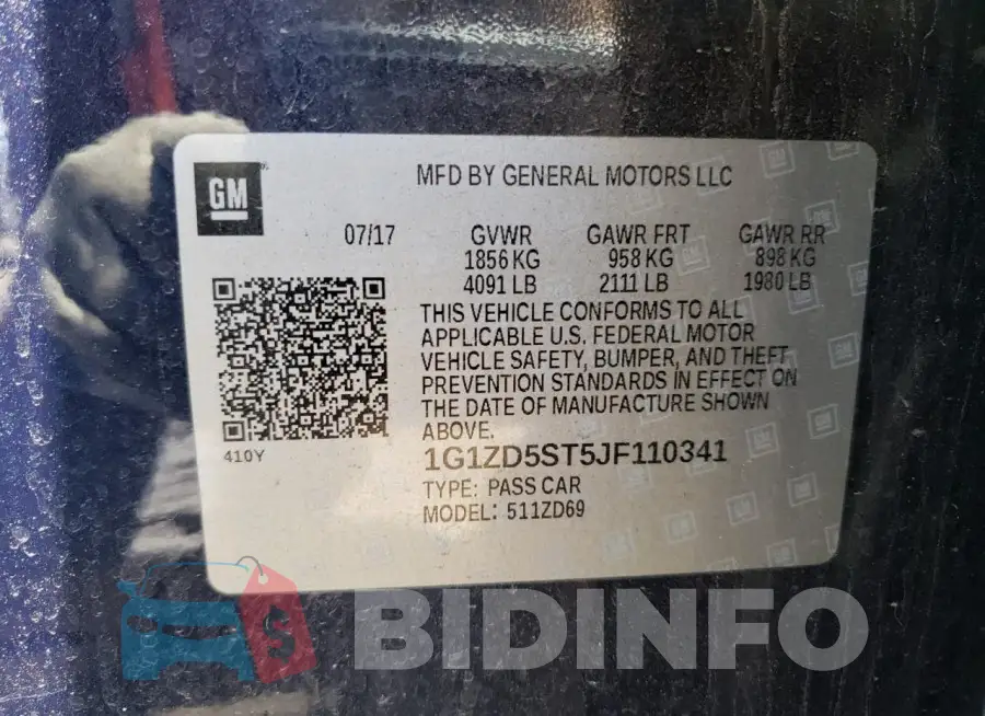 1G1ZD5ST5JF110341 Photo# 12