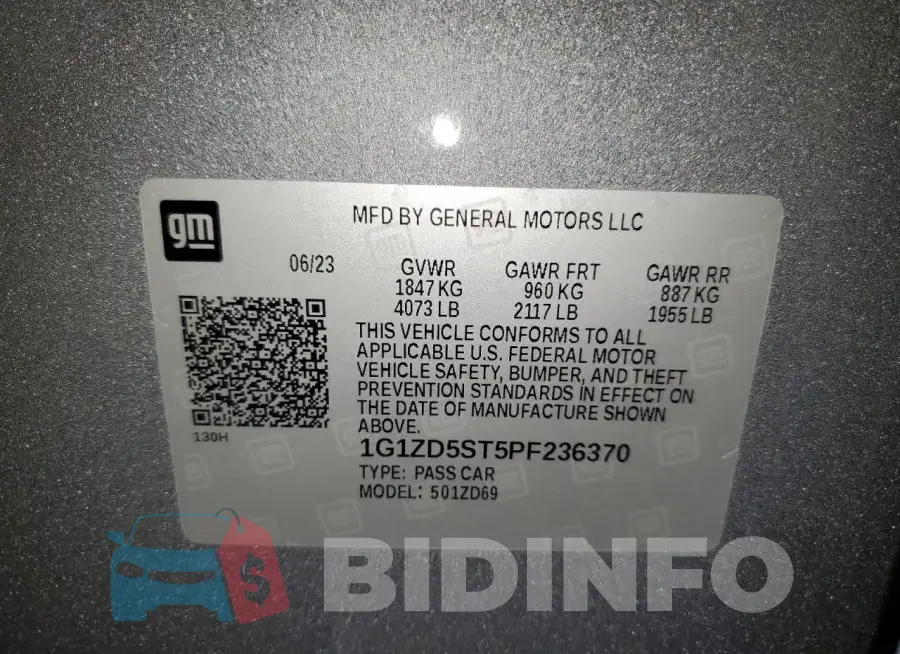 1G1ZD5ST5PF236370 Photo# 13