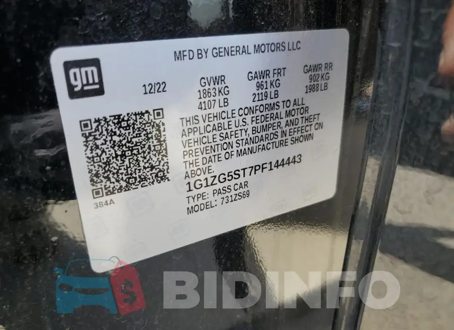 1G1ZG5ST7PF144443 Photo# 12