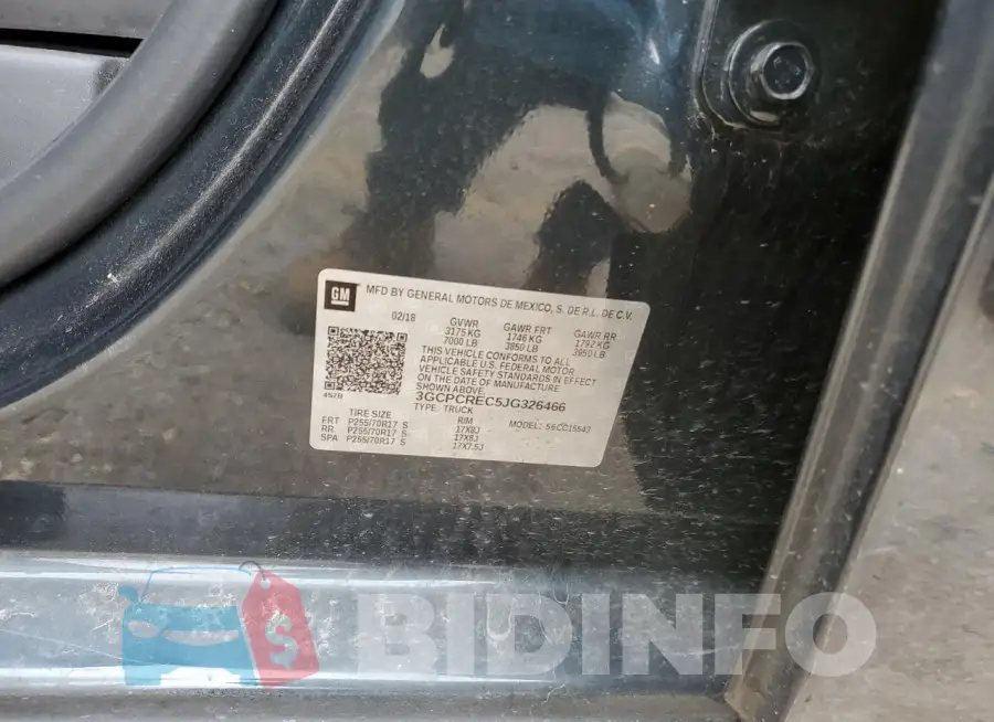 3GCPCREC5JG326466 Photo# 12