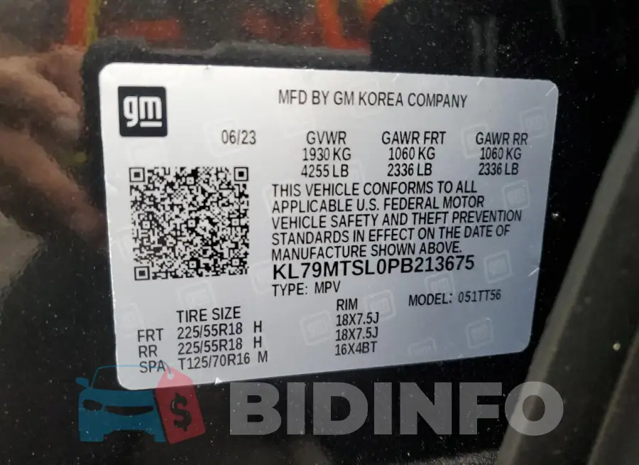 KL79MTSL0PB213675 Photo# 13