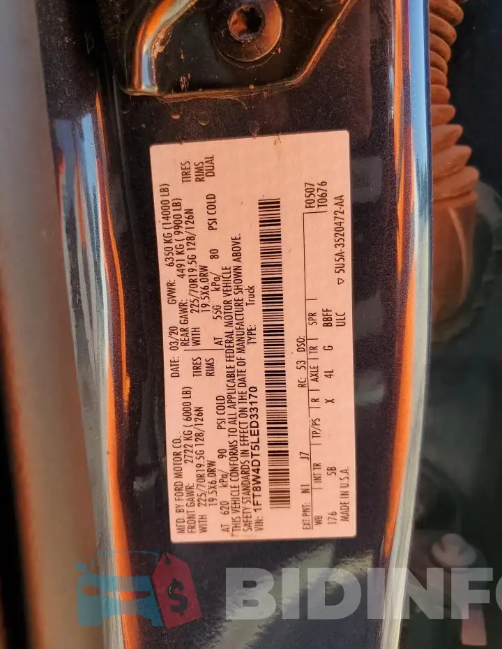 1FT8W4DT5LED33170 Photo# 12