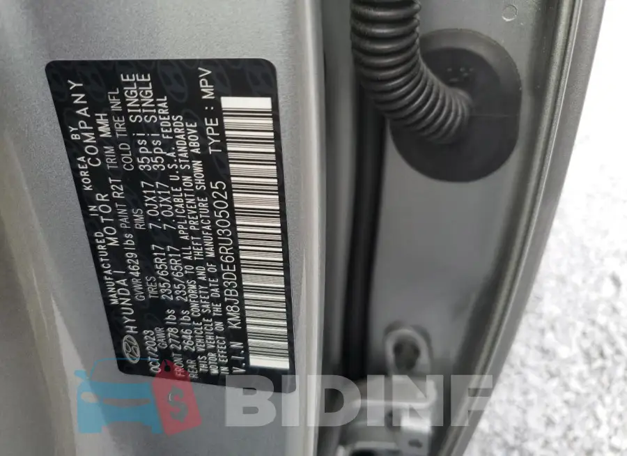 KM8JB3DE6RU305025 Photo# 14