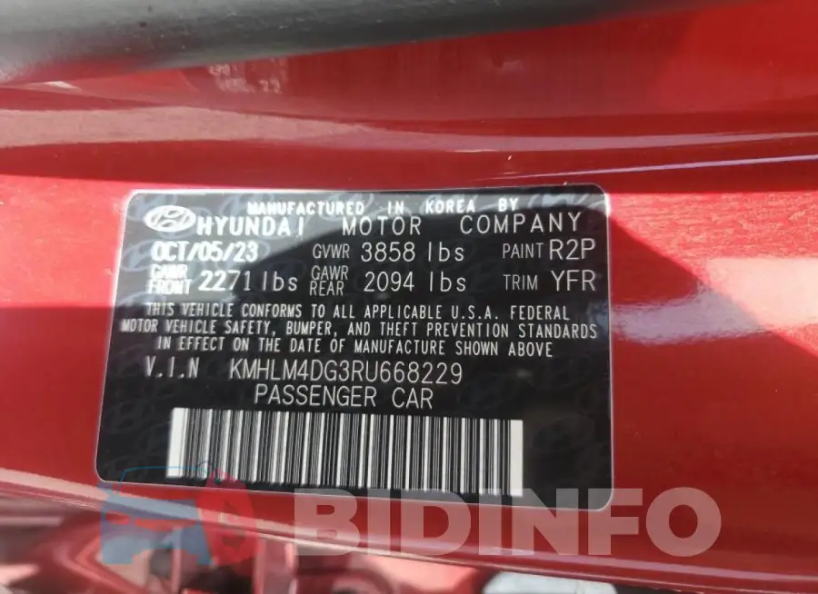 KMHLM4DG3RU668229 Photo# 13