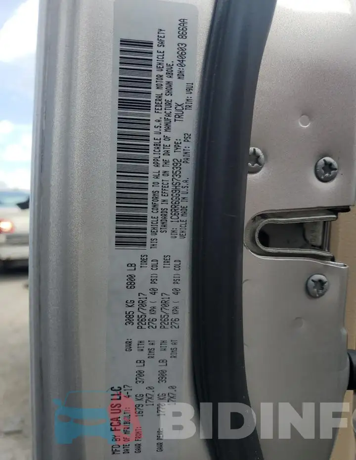 1C6RR6GG9HS735392 Photo# 13