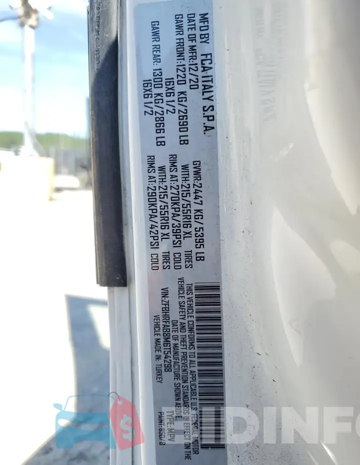 ZFBHRFAB8M6T54298 Photo# 13