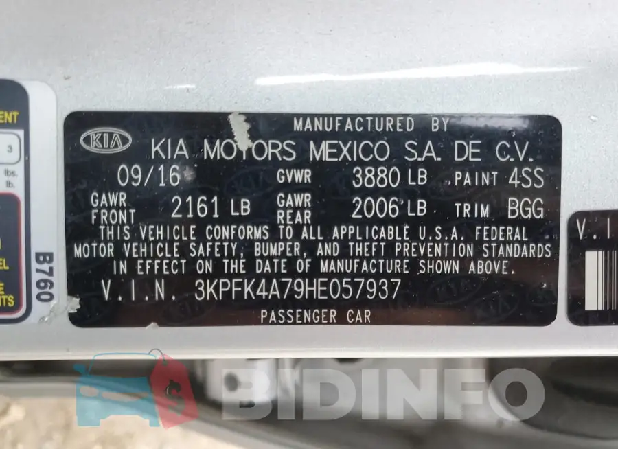 3KPFK4A79HE057937 Photo# 13